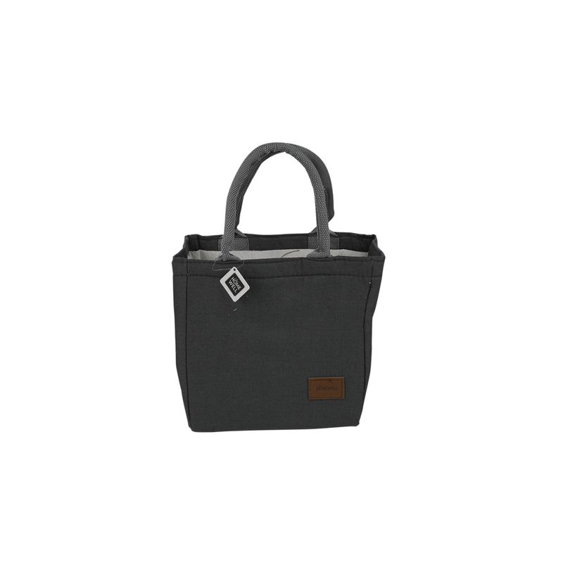 HOMEWELL - Lonchera - cooler tela gris 21x20x13cm