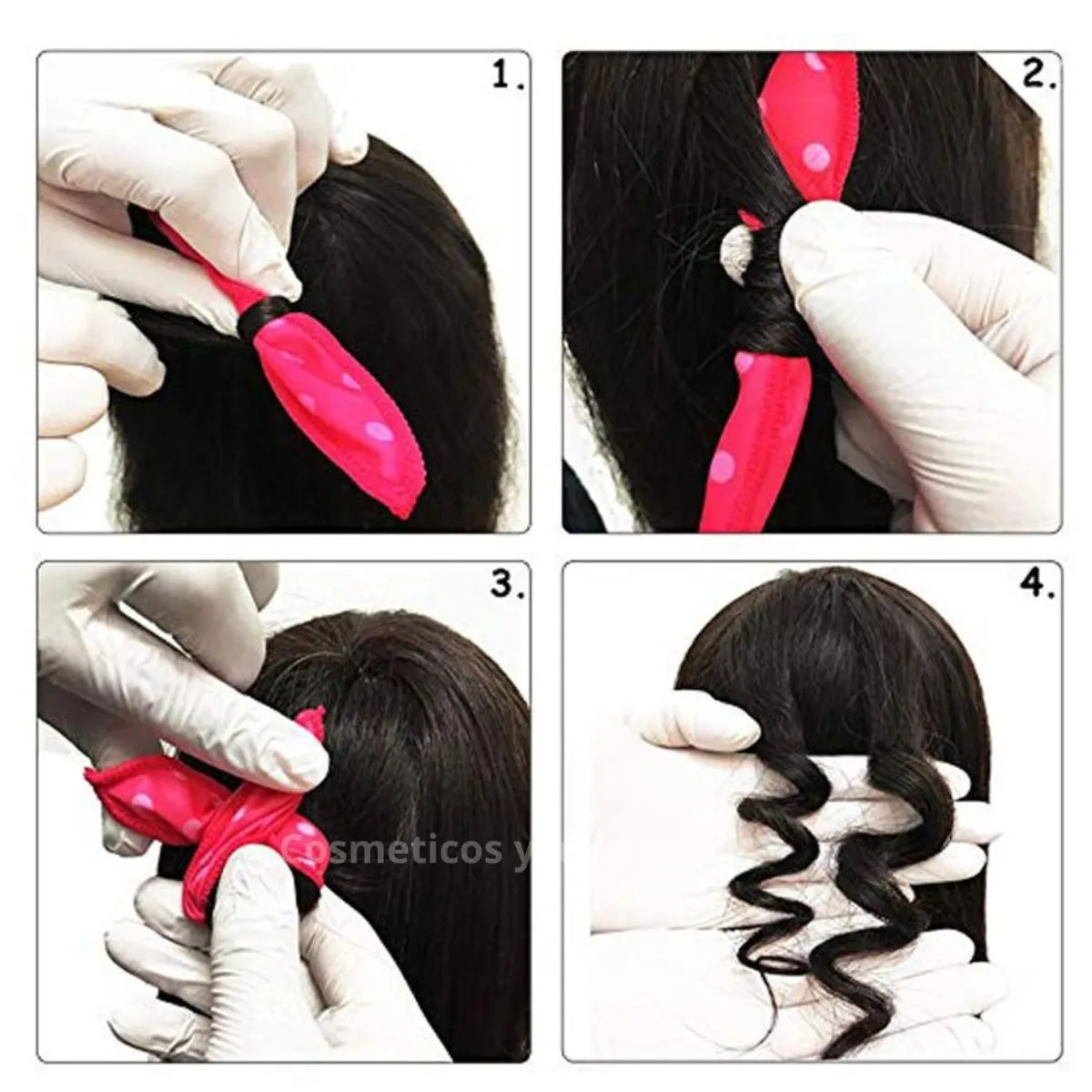 GENERICO - Set de 8 Onduladores magicos para el cabello