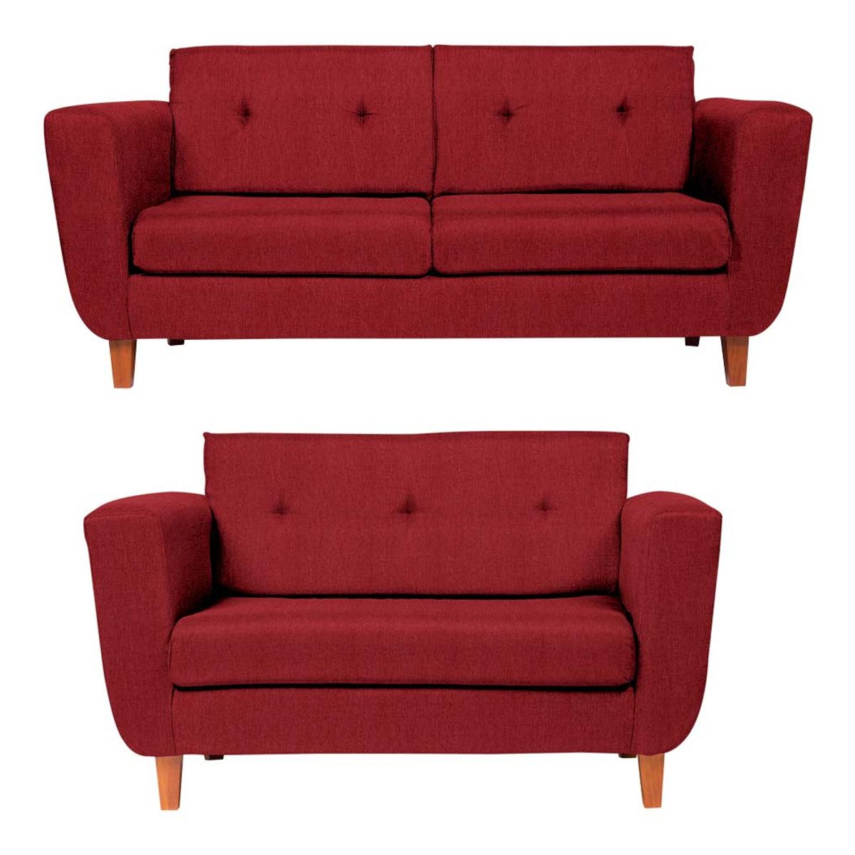 CASA WOW DECO - Living Turín 32 Rojo