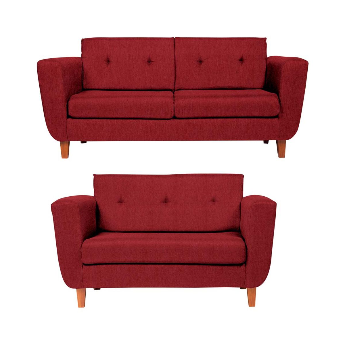 CASA WOW DECO - Living Turín 32 Rojo