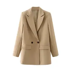 BLWOENS - Chaqueta casual para mujeres - Khaki