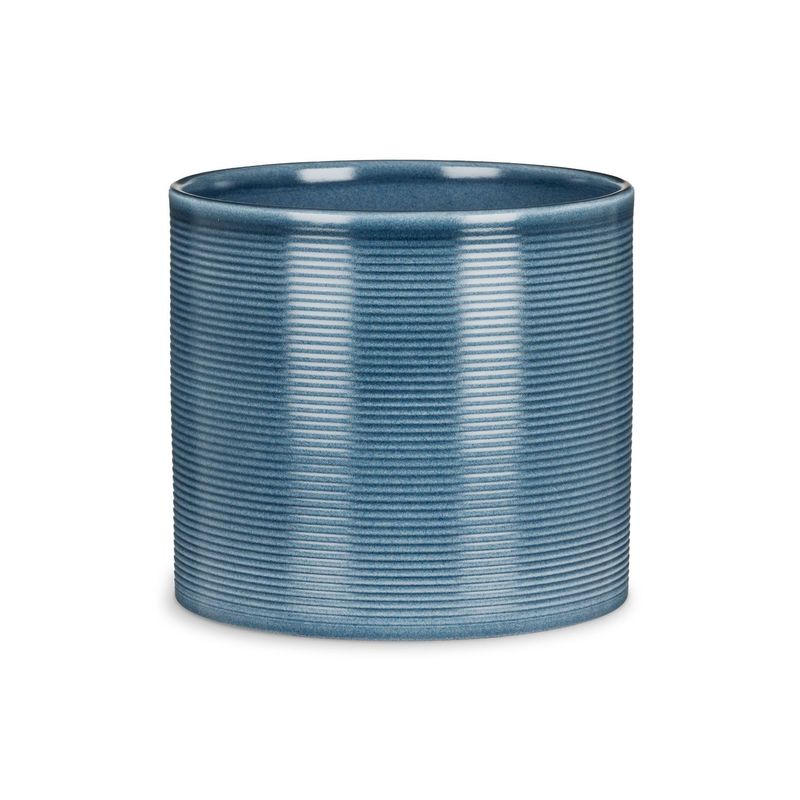 SCHEURICH - Macetero Cerámica 19 cm Azul