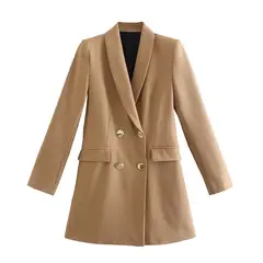BLWOENS - Chaqueta casual para mujeres - Khaki