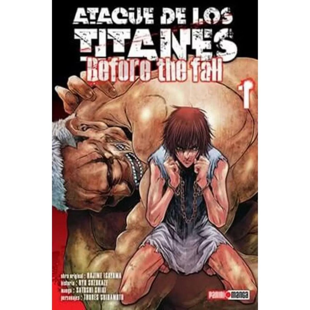 PANINI - ATAQUE DE LOS TITANES BEFORE THE FALL N. 1