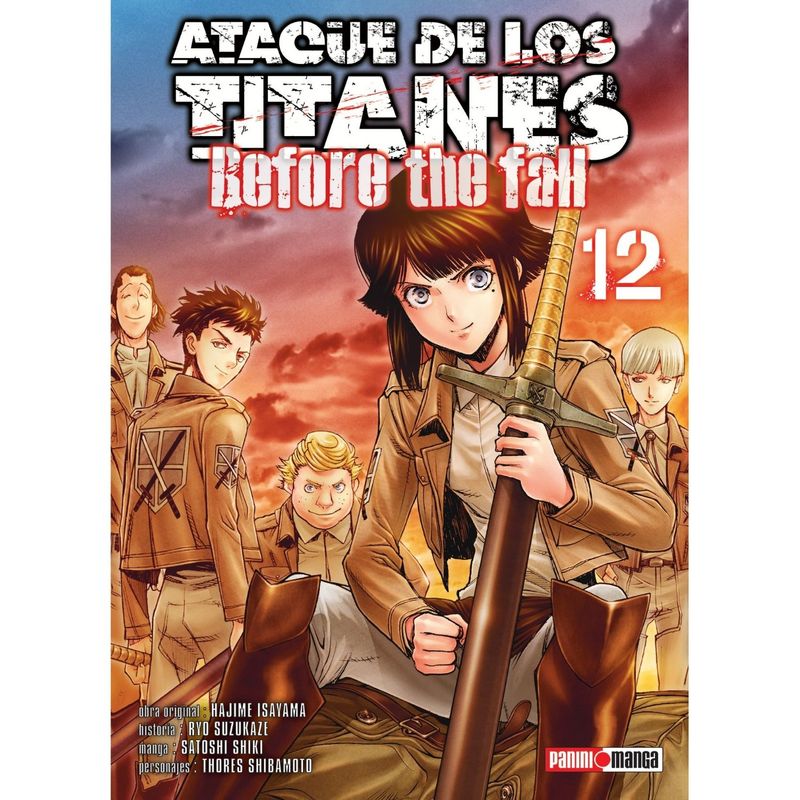PANINI - ATAQUE DE LOS TITANES BEFORE THE FALL N. 12