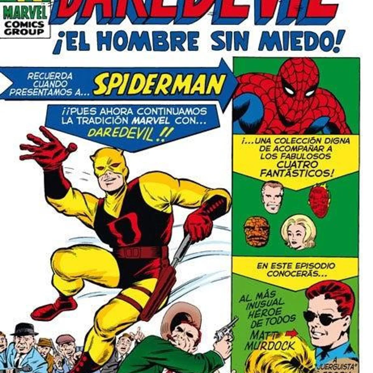 PANINI - Marvel Gold Daredevil ¡El Hombre Sin Miedo