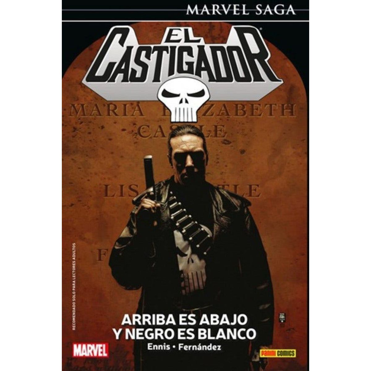 PANINI - Marvel Saga. El Castigador 5: Arriba Es Abajo Y Negro Es Blanco
