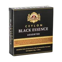 BASILUR - Te Negro Surtido Black Essence 40 Bolsas