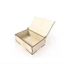 GENERICO - Caja Decorativa Madera Sorpresas Tapa 15x12x4cm