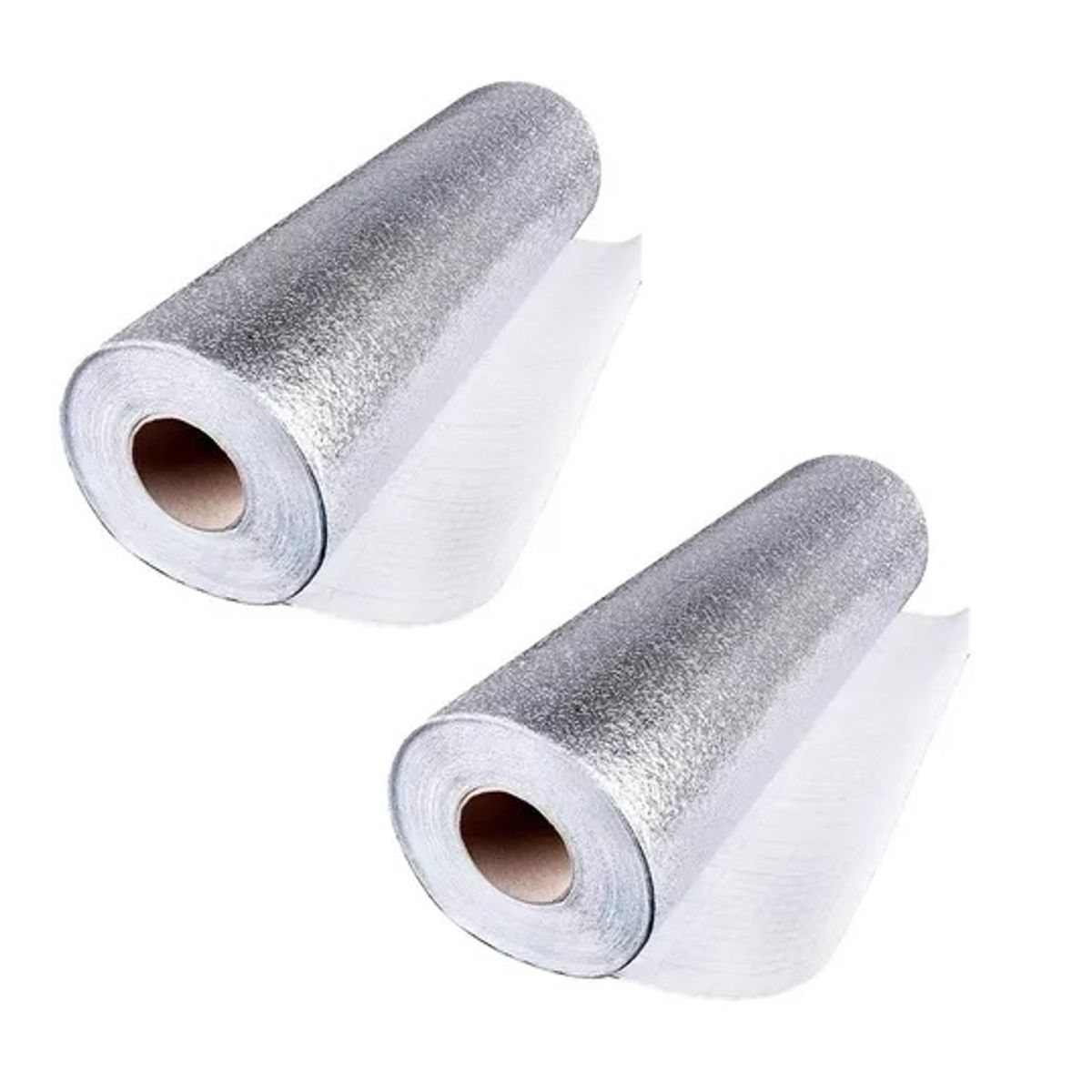 PASTELERIUS - 2 Papel Aluminio Autoadhesivo Papel Mural Cocina Laminas 3m