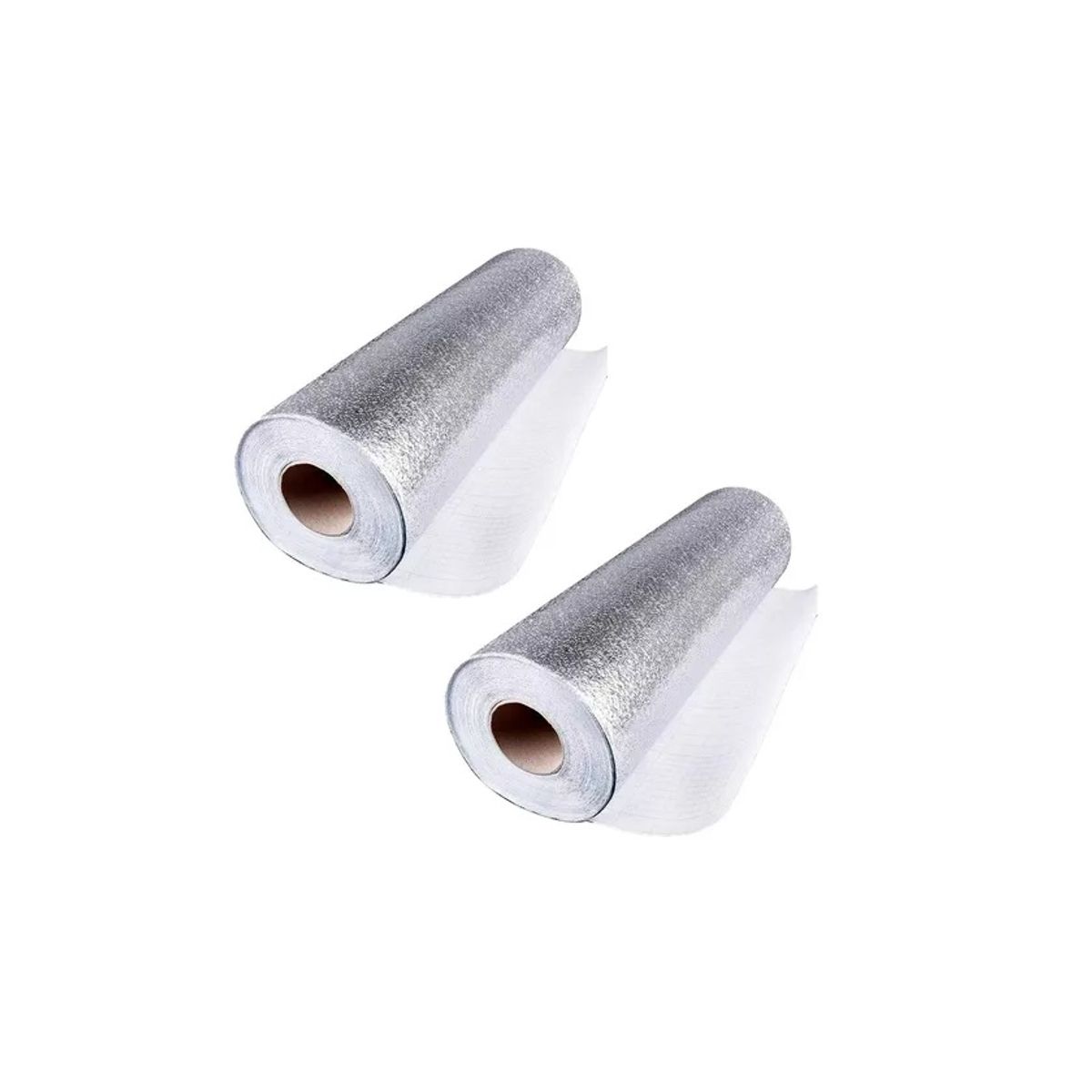 PASTELERIUS - 2 Papel Aluminio Autoadhesivo Papel Mural Cocina Laminas 3m