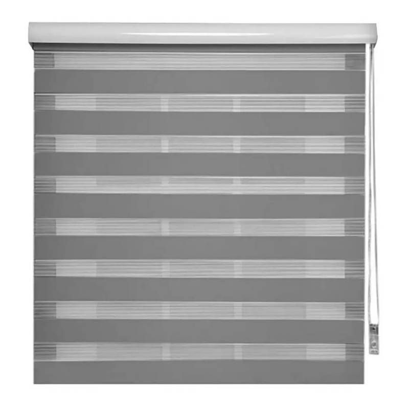 GENERICO - CORTINA ROLLER DUO/ DIA Y NOCHE  COLOR GRIS 80X200 CM…