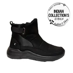 INDIAN COLLECTIO - Bota Botin Mujer Negra Sybila