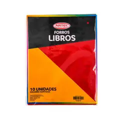 ARTEL - 10 Forros Libro Universitario Colores