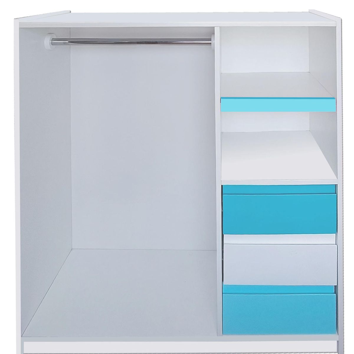 DECORACION CREATIVA - Mini Closet Minimal Calipso Blanco Celeste Montessori…