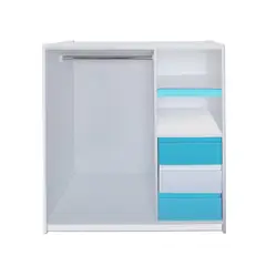 DECORACION CREATIVA - Mini Closet Minimal Calipso Blanco Celeste Montessori…