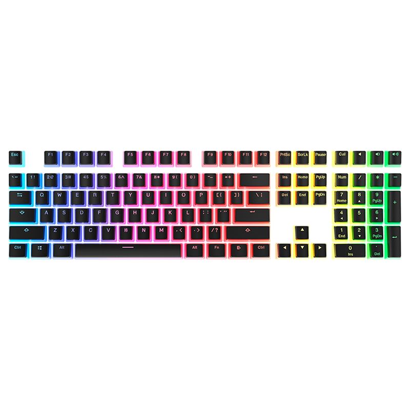 A JAZZ - KEYCAPS PUDDING PBT NEGRAS  AJAZZ