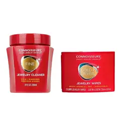 GENERICO - Pack De Liquido Oro Y caja de paños para Limpiar Joyas…