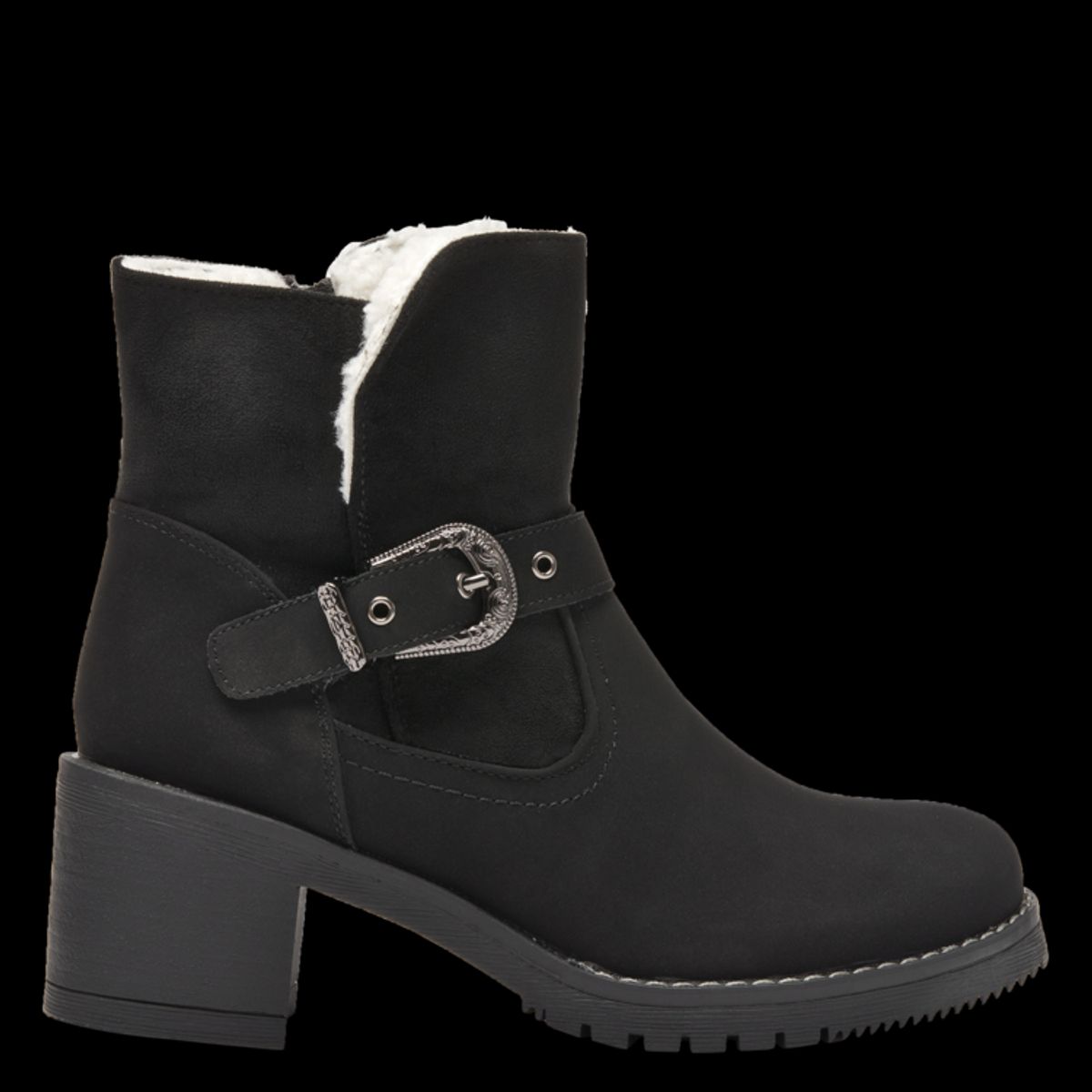 DAKOTA - Botin Casual Mujer Negro Dakota