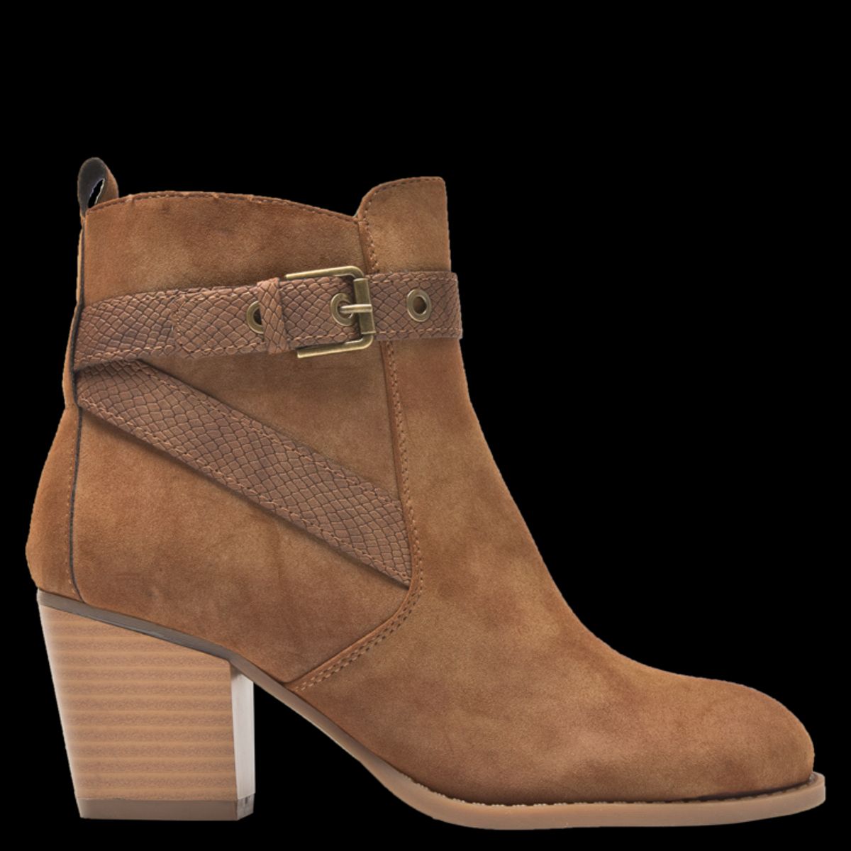 DAKOTA - Botin Casual Mujer Marrón Claro Dakota