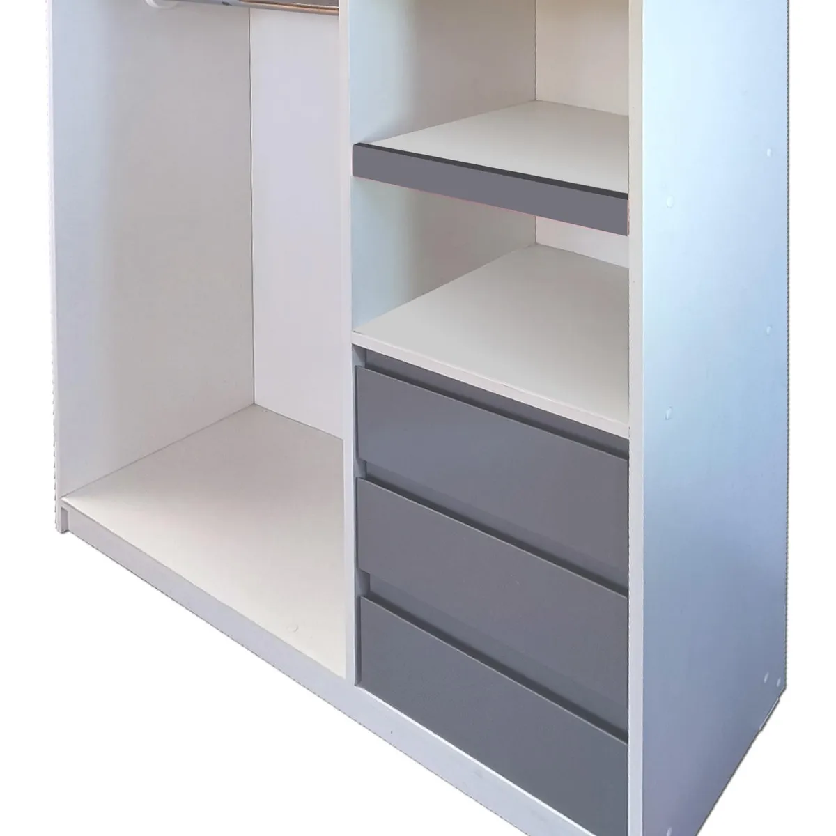 DECORACION CREATIVA - Mini Closet Minimal Grafito X 3 Montessori…