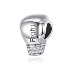 SILVER HEART - Charm Guante de Boxeo en Plata Fina 925