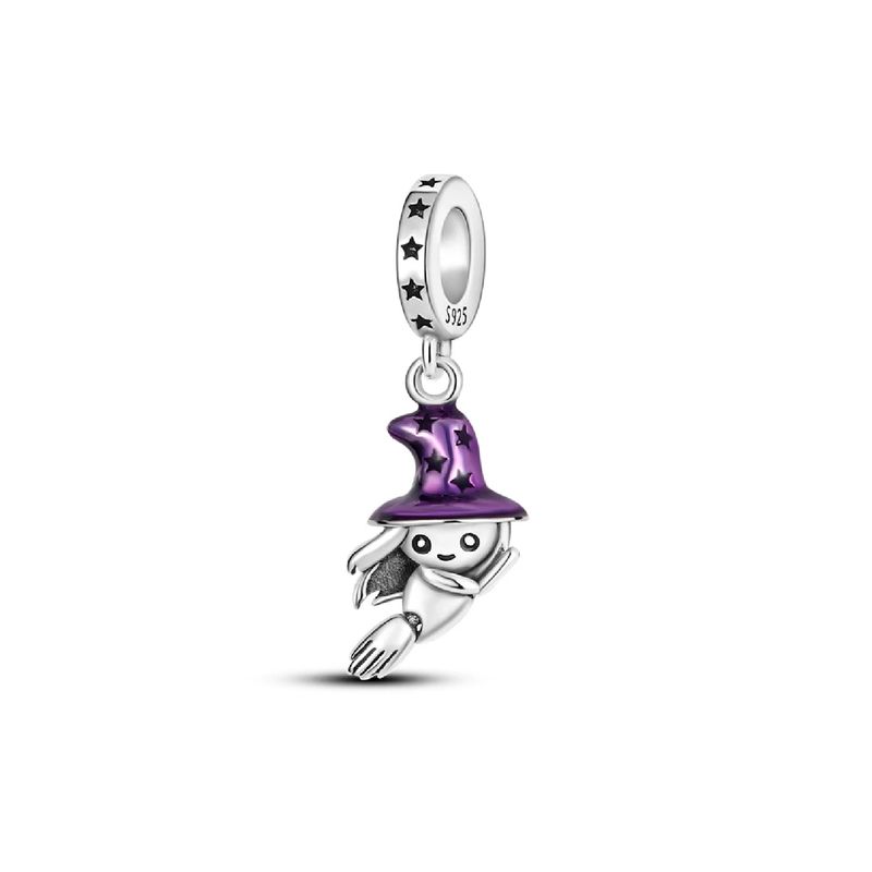 SILVER HEART - Charm Brujita Mágica en Plata Fina 925 SILVER HEART