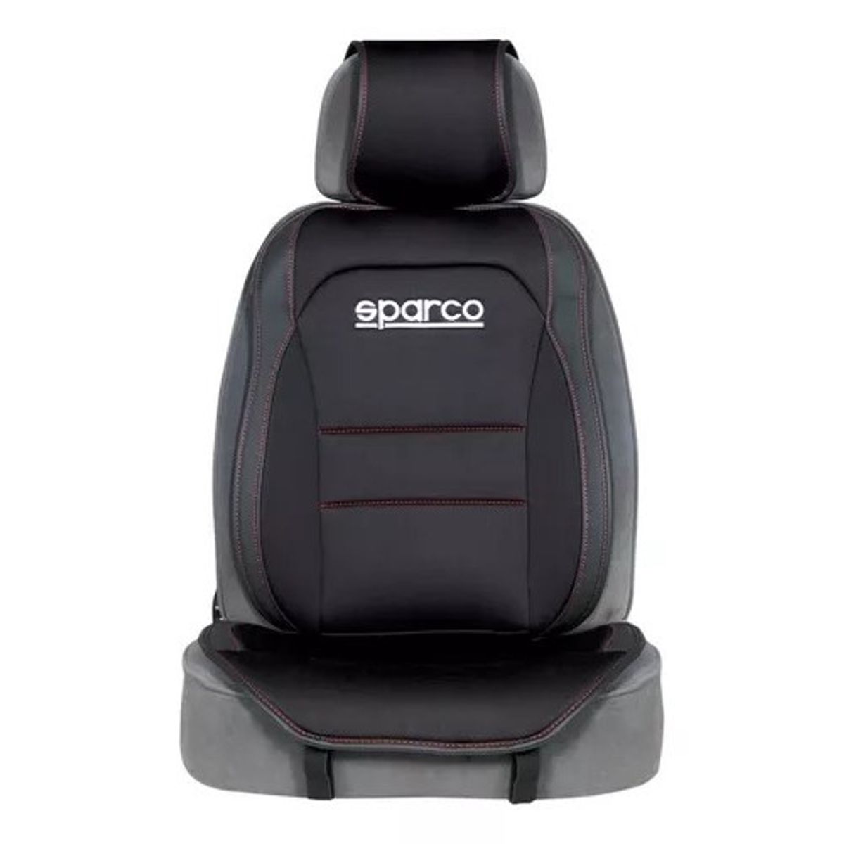 SPARCO - Funda Cubre Asiento Auto Individual Negro Sparco Universal