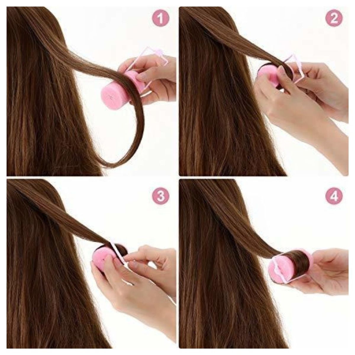 GENERICO - Set de 12 rollos o rulos de espuma para rizar el cabello