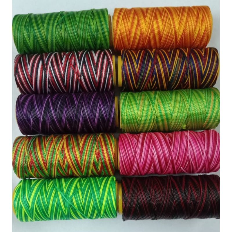 SAMURAI - Pack 10 hilos macrame encerados matizados