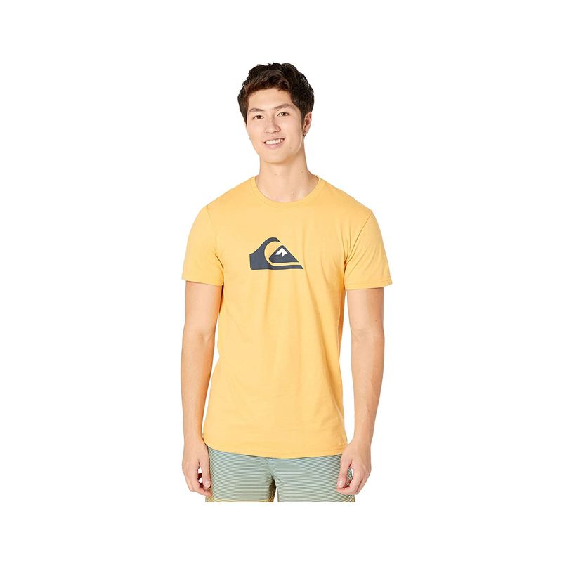 QUIKSILVER - Polera Quiksilver Comp Logo Hombre Rattan