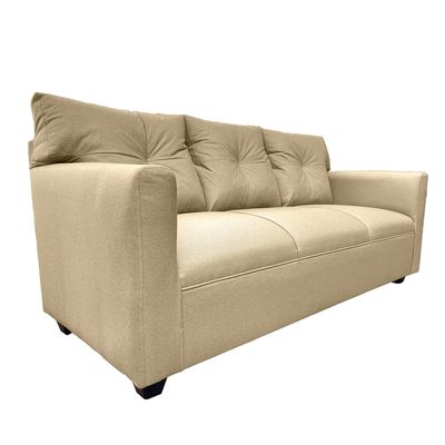Imagen 2 del producto SOFA MATEO CHENILLE BEIGE PATA PLASTICA 3C