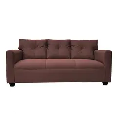 SOFAS HOME - SOFA MATEO CHENILLE CAFE PATA PLASTICA 3C