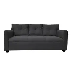 SOFAS HOME - SOFA MATEO CHENILLE GRAFITO PATA PLASTICA 3C