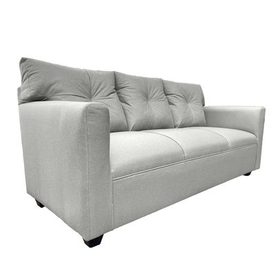 Imagen 2 del producto SOFA MATEO CHENILLE GRIS PATA PLASTICA 3C