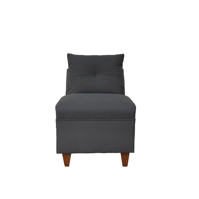 SOFAS HOME - BUTACA MATEO CHENILLE GRAFITO PATA MADERA 1C