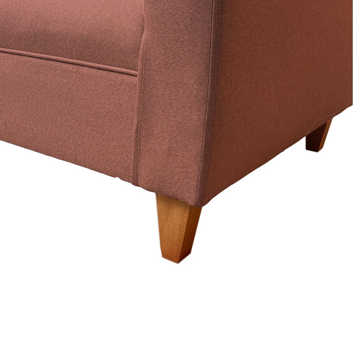 SOFAS HOME - BUTACA MATEO CHENILLE CAFE PATA MADERA 1C