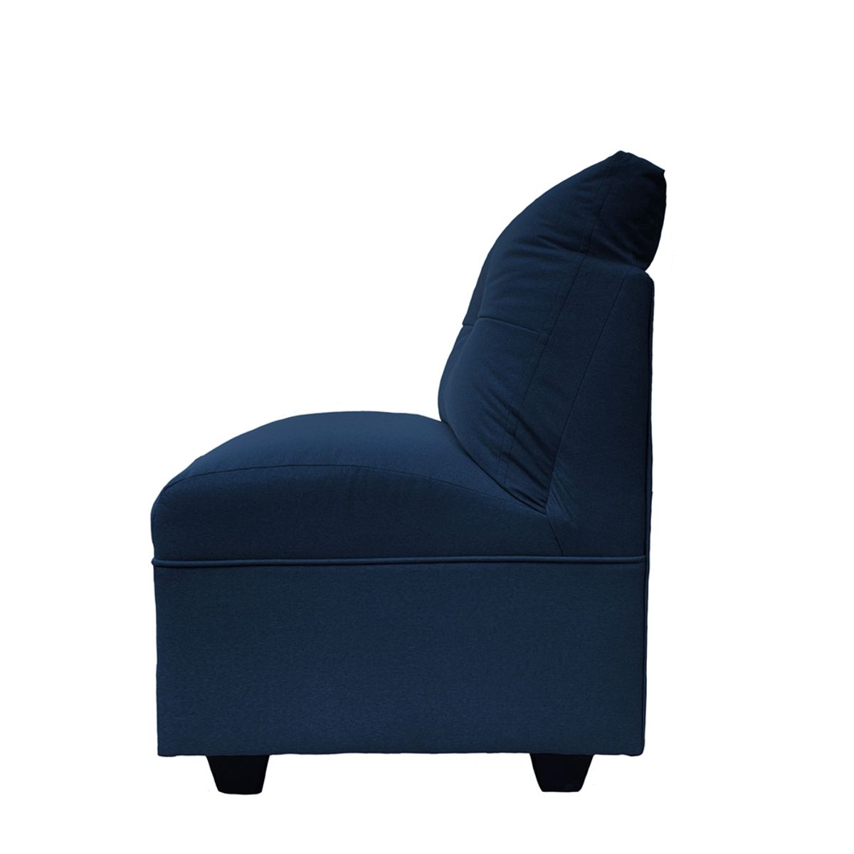 SOFAS HOME - BUTACA MATEO CHENILLE AZUL PATA PLASTICA 1C