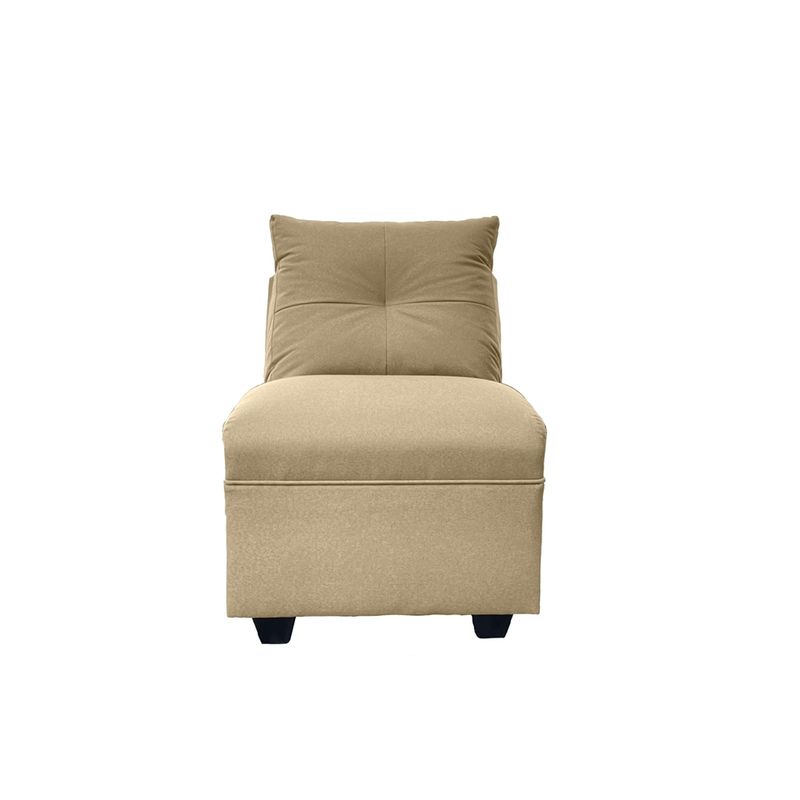 SOFAS HOME - BUTACA MATEO CHENILLE BEIGE PATA PLASTICA 1C