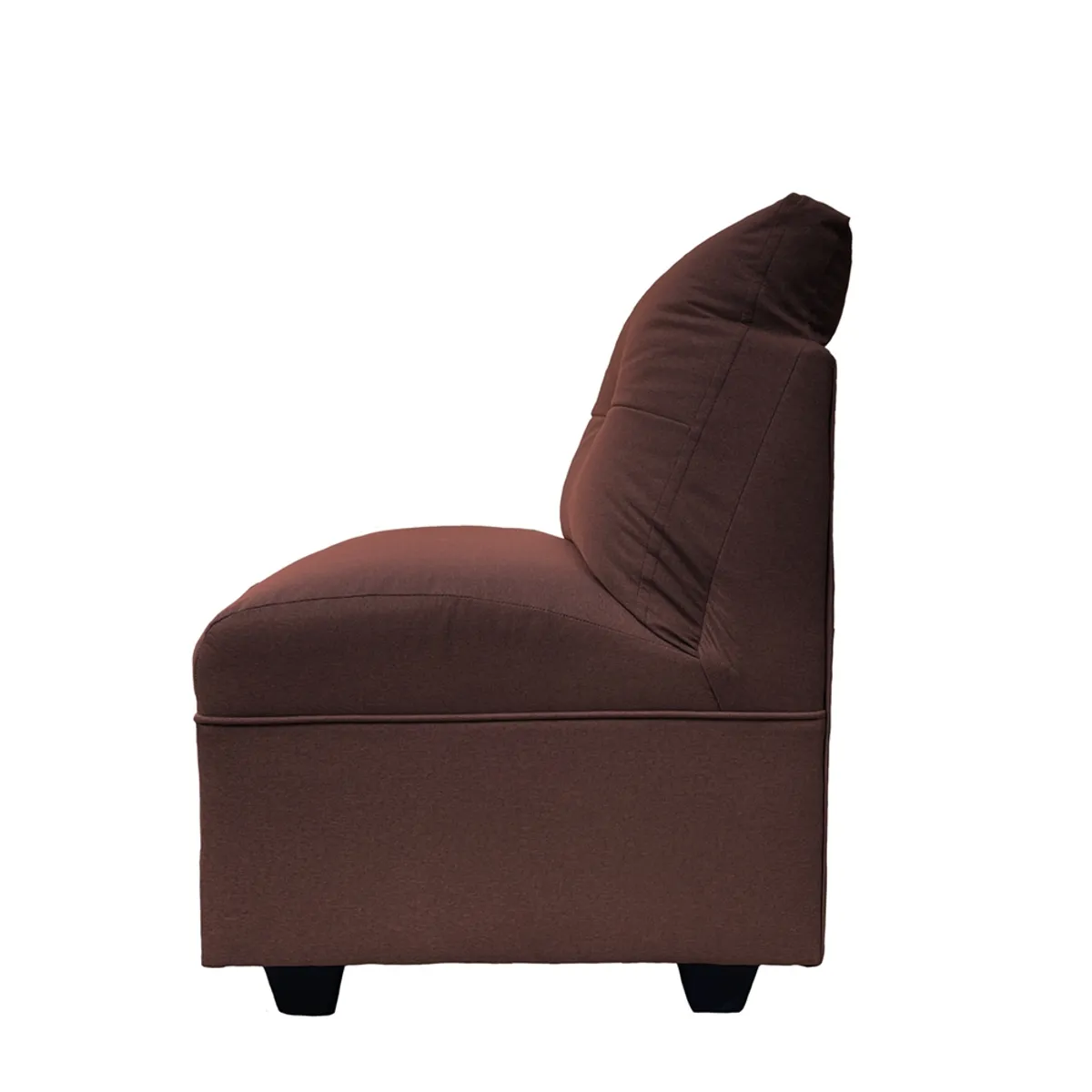 SOFAS HOME - BUTACA MATEO CHENILLE CAFE PATA PLASTICA 1C