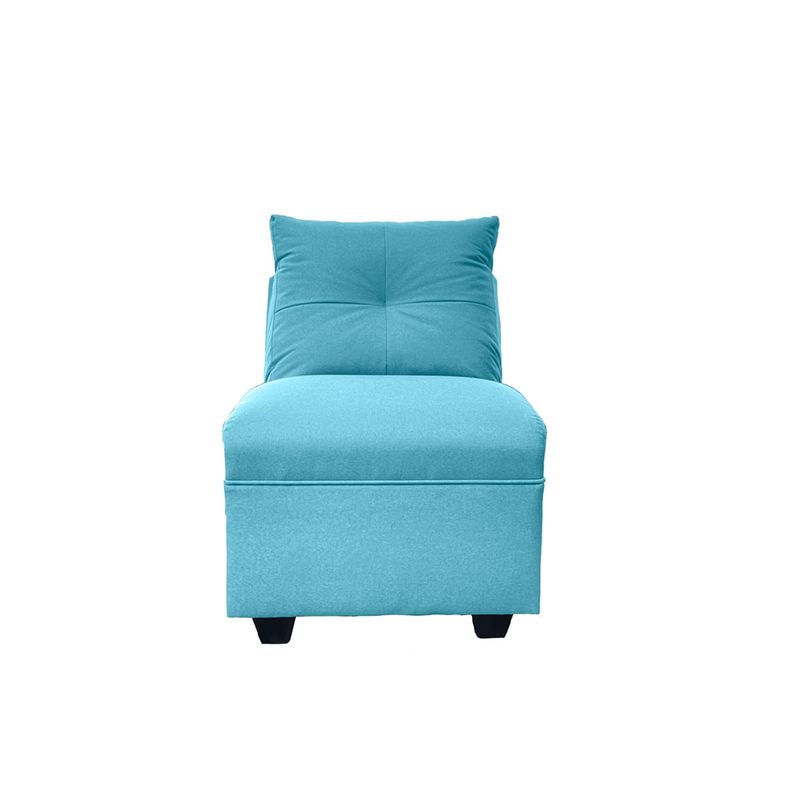 SOFAS HOME - BUTACA MATEO CHENILLE TURQUESA PATA PLASTICA 1C