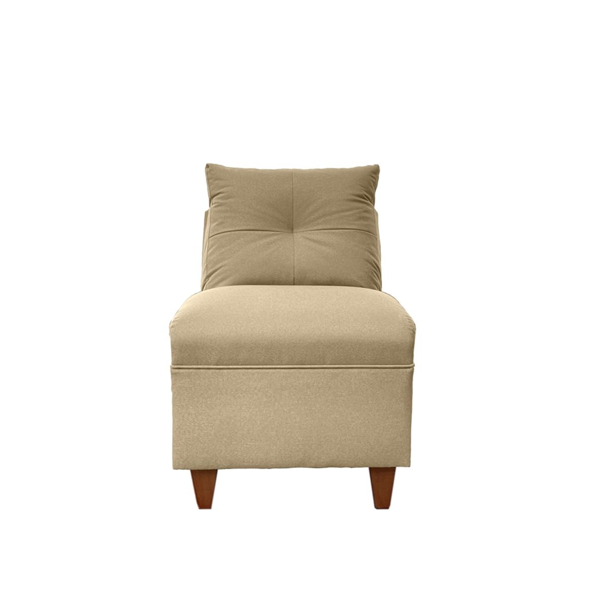 SOFAS HOME - PAR BUTACAS MATEO CHENILLE BEIGE PATA MADERA 1C