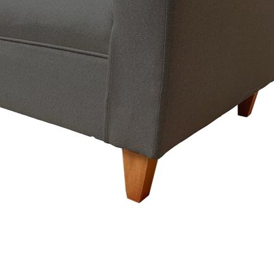 Imagen 2 del producto PAR BUTACAS MATEO CHENILLE GRAFITO PATA MADERA 1C