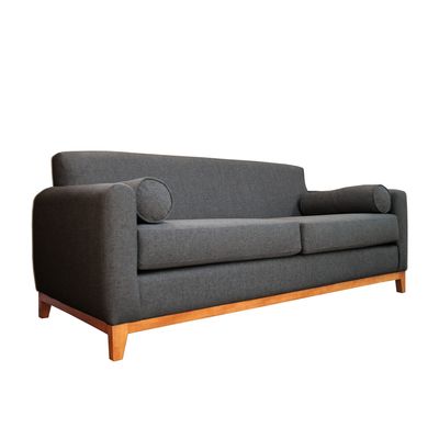 Imagen 2 del producto SOFA MELI FELPA GRIS 2 CUERPOS