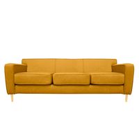 SOFA LILEN CHENILLE TIPO LINO AMBARINO 2 CUERPOS