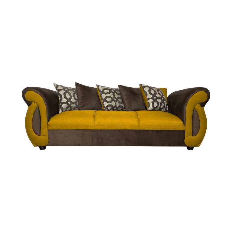SOFA NEW DOMINGA AMBARINO 3 CUERPOS