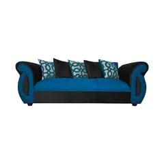 SOFAS HOME - SOFA NEW DOMINGA AZUL 3 CUERPOS