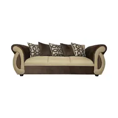 SOFAS HOME - SOFA NEW DOMINGA BEIGE 3 CUERPOS