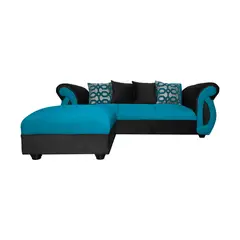 SOFAS HOME - SECCIONAL NEW DOMINGA TURQUESA 3 CUERPOS
