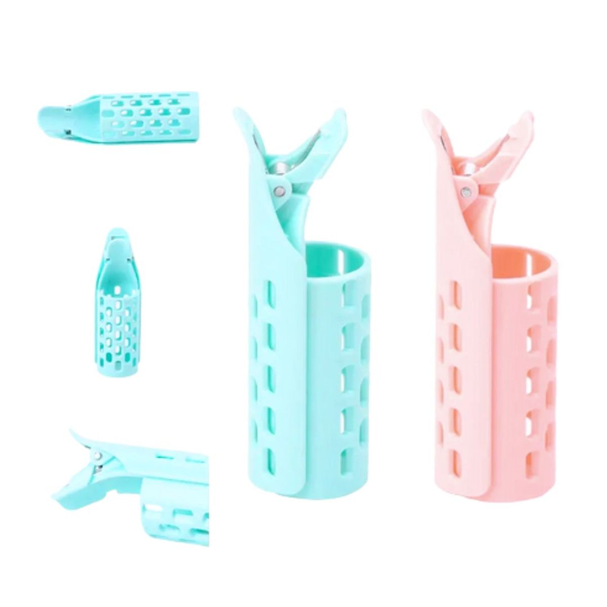 GENERICO - Set de 2 Rulos o rollos clip especial para dar forma al flequillo